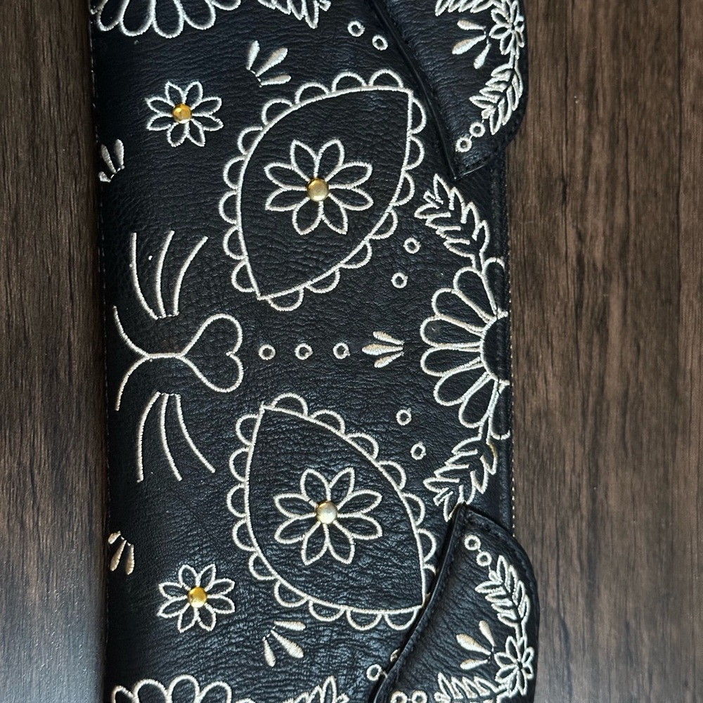 Loungefly Black and Gold Wallet